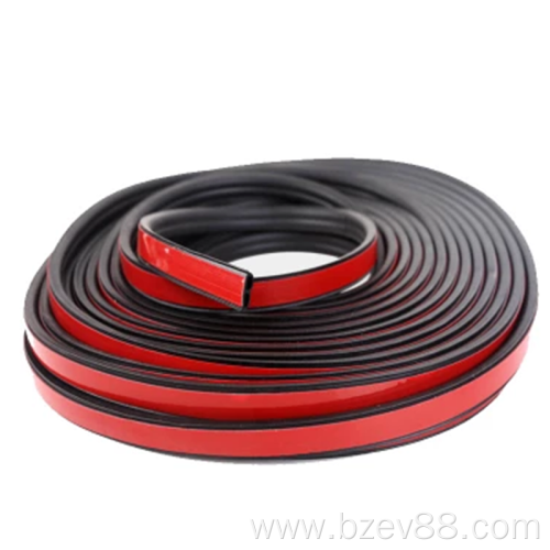 Rubber 3M Adhesive Car Door Weather Seal Strip